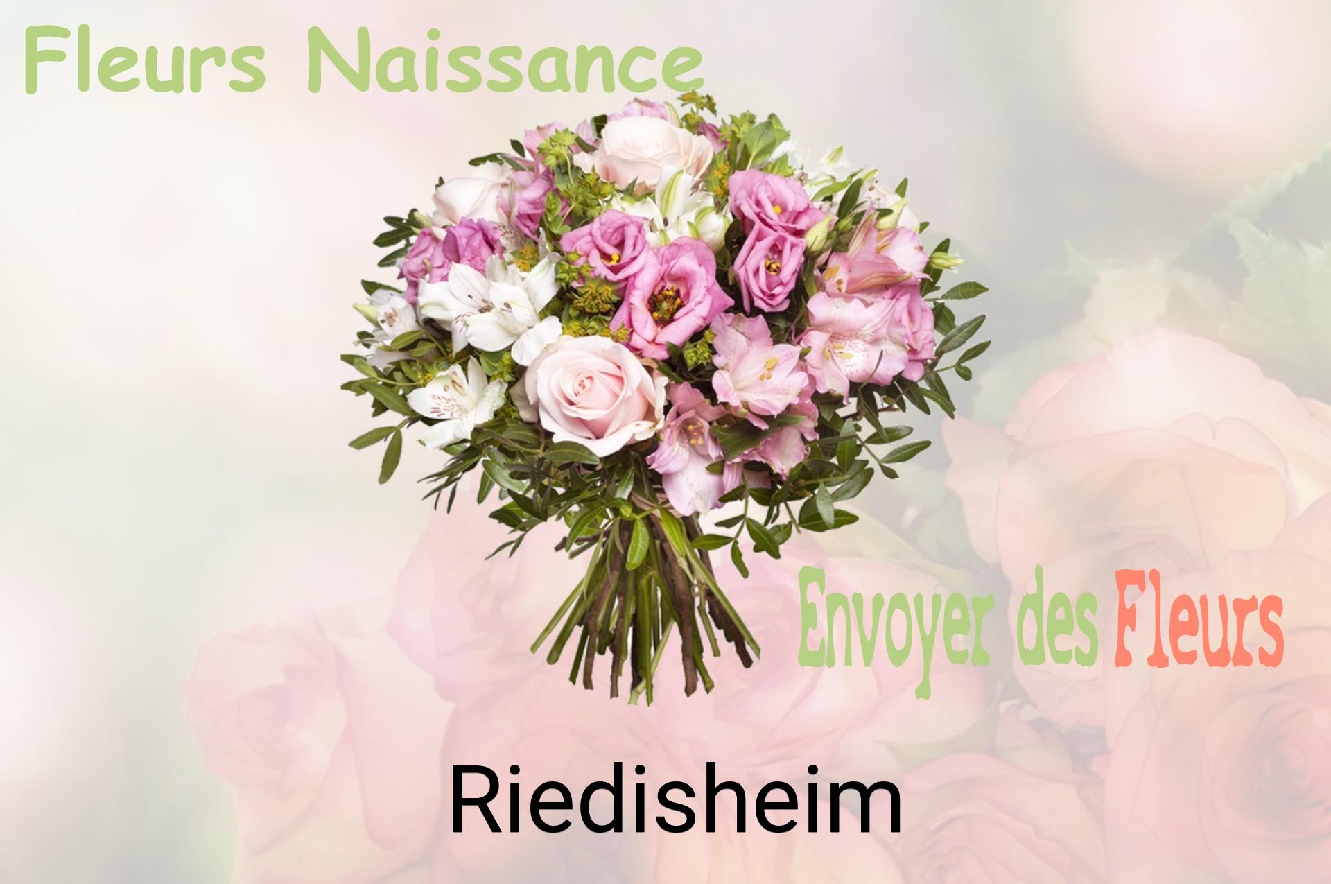 Bouquet de fleurs de naissance livré à Riedisheim